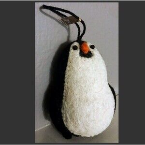 Felt Penguin Ornament by roost